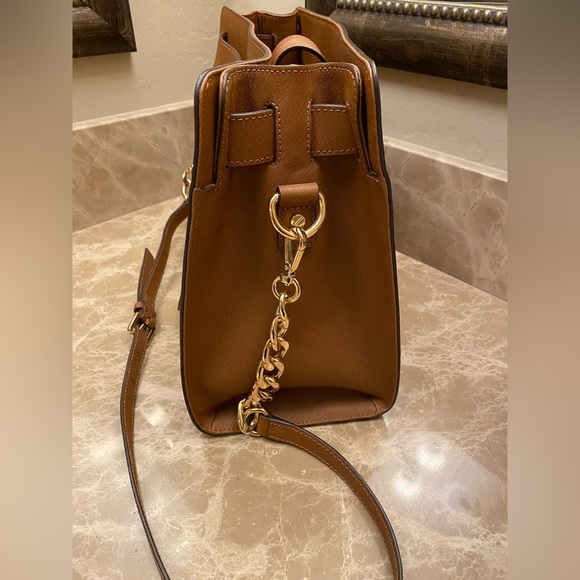 Michael Kors HAMILTON Large EW Satchel brown purse.  Lightly used. - Picture 9 of 9